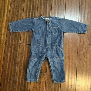 Baby Zara onesie denim